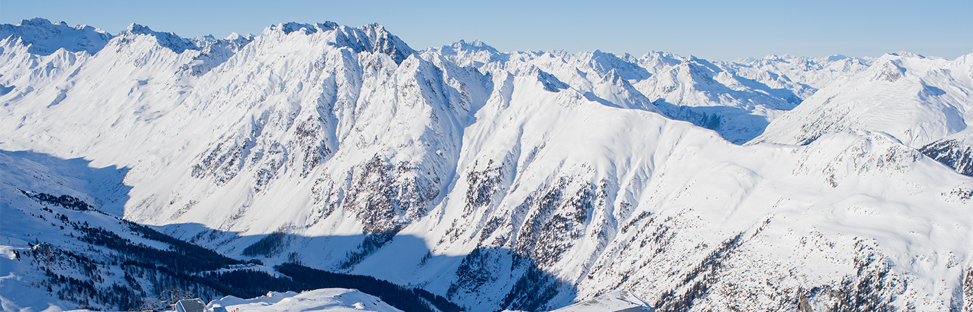 Bergkette in Ischgl